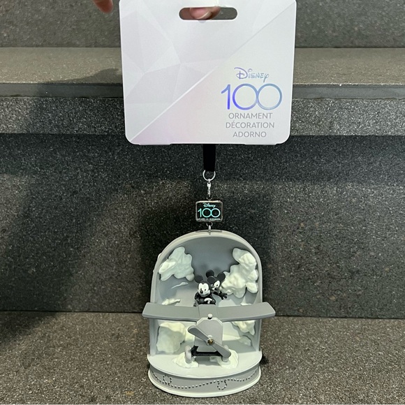 Disney Mickey & Minnie Disney 100 Eras Sketchbook Hanging Ornament, Plane Crazy - Picture 6 of 16